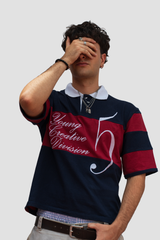 Red Rugby Polo